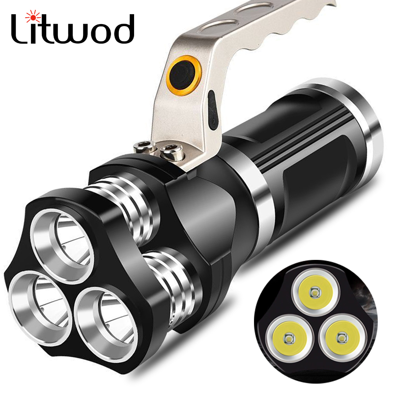 3pcs XM-L T6 LED Rechargeable Torch 6000LM 3 Model Powerful Bulbs Aluminum Waterproof Portable Light Hand Lamp Litwod
3pcs XM-L T6 LED Rechargeable Torch 6000LM 3 Model Powerful Bulbs Aluminum Waterproof Portable Light Hand Lamp Litwod