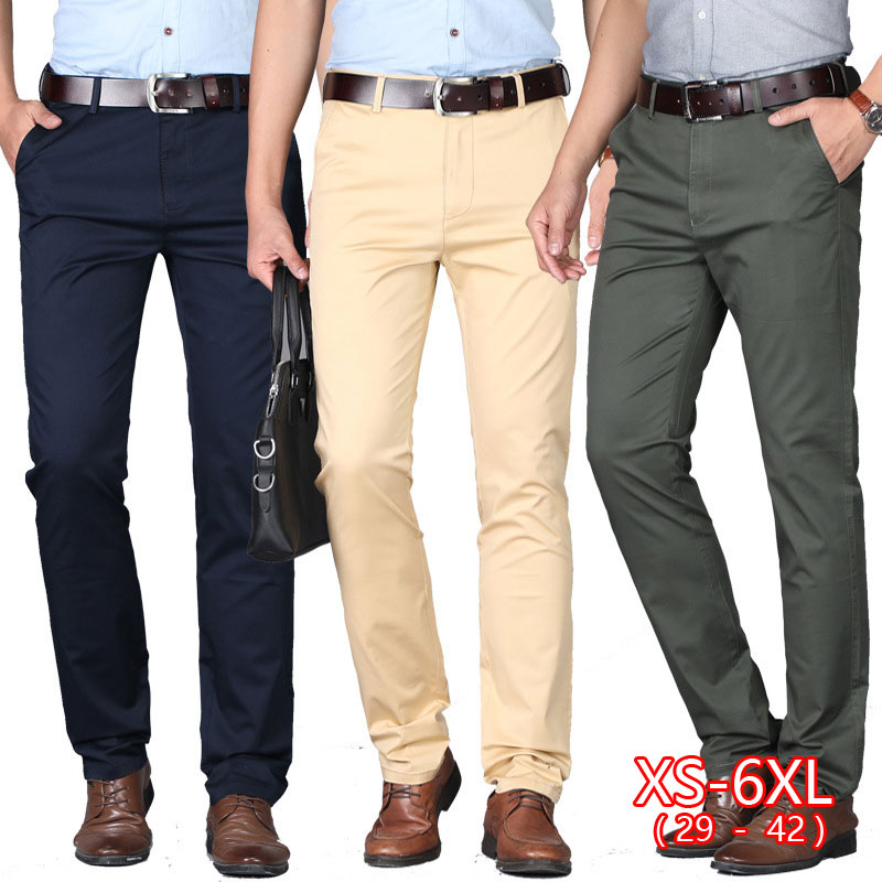 Pants Trousers Pantalones Dress Suit Office Formal For Men Male Business Long Cotton Man Casual Social Party Mencasual