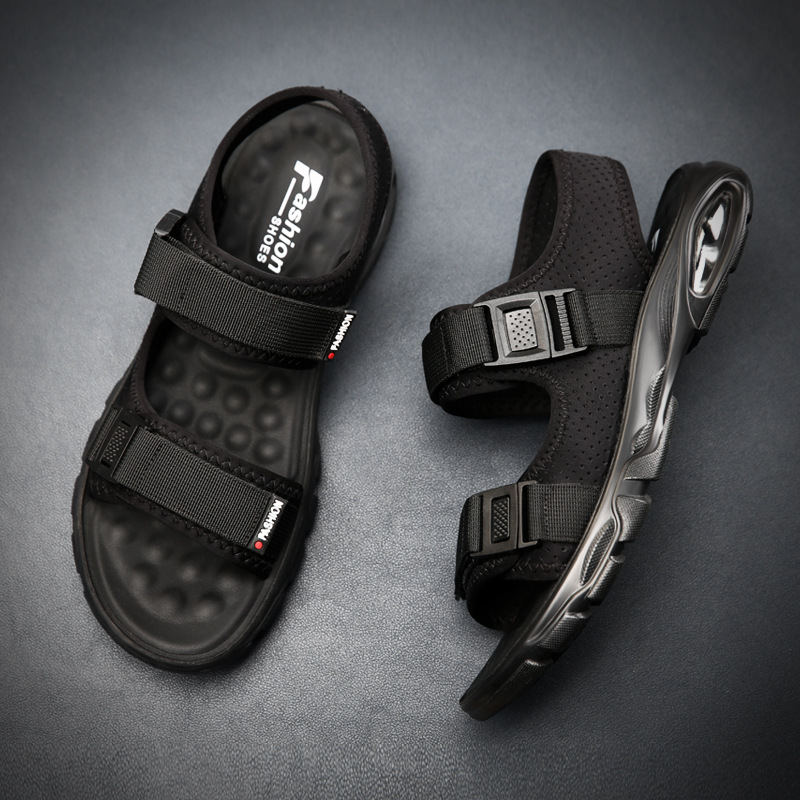 Men Sandals Mesh Breathable Black Buckle Flat Shoes Outdoor 2020 Summer Non-slip Soft Air Cushion Beach Man Sandal
Men Sandals Mesh Breathable Black Buckle Flat Shoes Outdoor 2020 Summer Non-slip Soft Air Cushion Beach Man Sandal