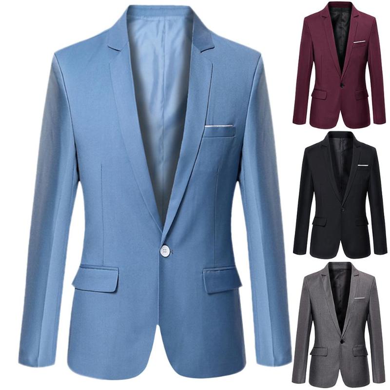 Men' Long Sleeve Lapel Suit Jacket Fashion Business Workwear Casual Slim Button Buckle Top, Black
Men' Long Sleeve Lapel Suit Jacket Fashion Business Workwear Casual Slim Button Buckle Top, Black