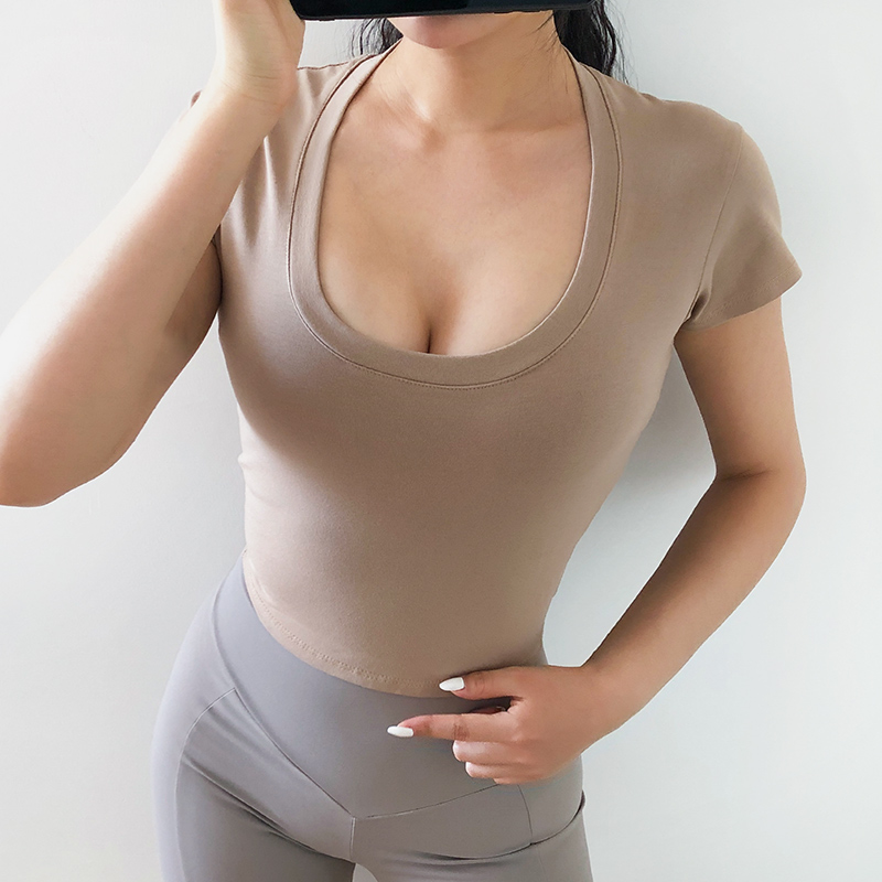 Women High Elastic Workout Vest Fitness Short Sleeves Yoga Shirt Training Running Sportswear Sport Crop Top, Black
Women High Elastic Workout Vest Fitness Short Sleeves Yoga Shirt Training Running Sportswear Sport Crop Top, Black