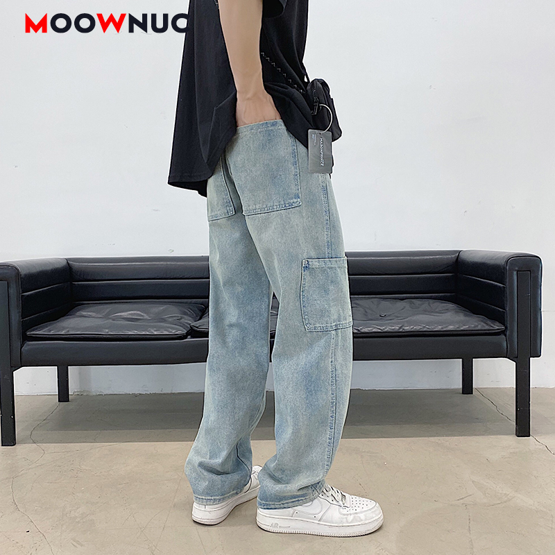 Jeans For Men Casual Fashion Pants Streetwear Hip Hop Youth Full-length Fit 2020 New Spring Summer Sweatpants Denim Male MOOWNUC, Black
Jeans For Men Casual Fashion Pants Streetwear Hip Hop Youth Full-length Fit 2020 New Spring Summer Sweatpants Denim Male MOOWNUC, Black