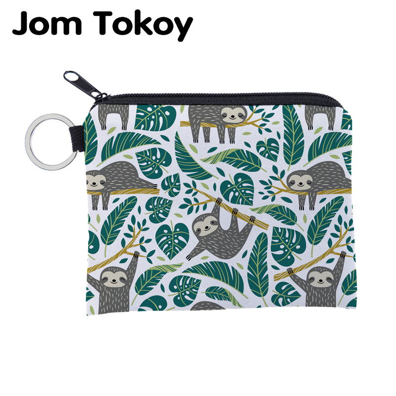 Jomtokoy Cute Sloth printing waterproof Purse Card Key Pouch Small Zipper Coin Purse Card Holder Mini square wallet, Lqb3023
Jomtokoy Cute Sloth printing waterproof Purse Card Key Pouch Small Zipper Coin Purse Card Holder Mini square wallet, Lqb3023