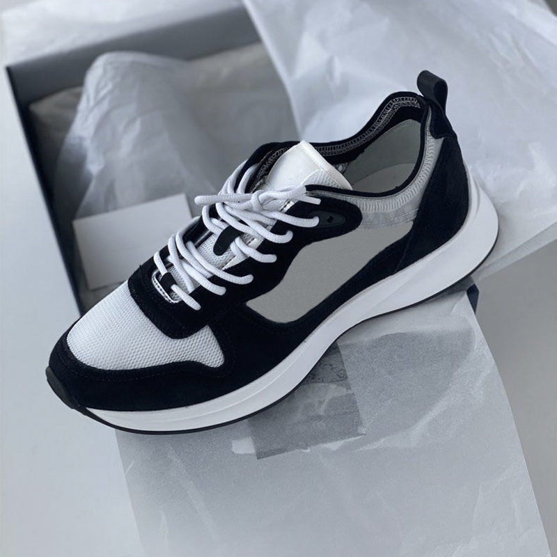 High Quality B25 Oblique Runner Sneaker Men Platform Shoes Low top Mesh and suede upper 100% genuine Leather Lace-up mens trainers with box, Grey
High Quality B25 Oblique Runner Sneaker Men Platform Shoes Low top Mesh and suede upper 100% genuine Leather Lace-up mens trainers with box, Grey