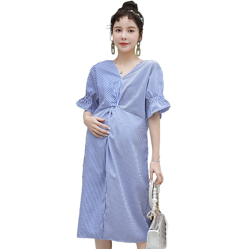 Maternity Clothes Woman Dresses For Women Pregnancy Dress V Neck Striped Loose Plus Size Dress Women Pregnant Dresses Vestidos, Gray
Maternity Clothes Woman Dresses For Women Pregnancy Dress V Neck Striped Loose Plus Size Dress Women Pregnant Dresses Vestidos, Gray