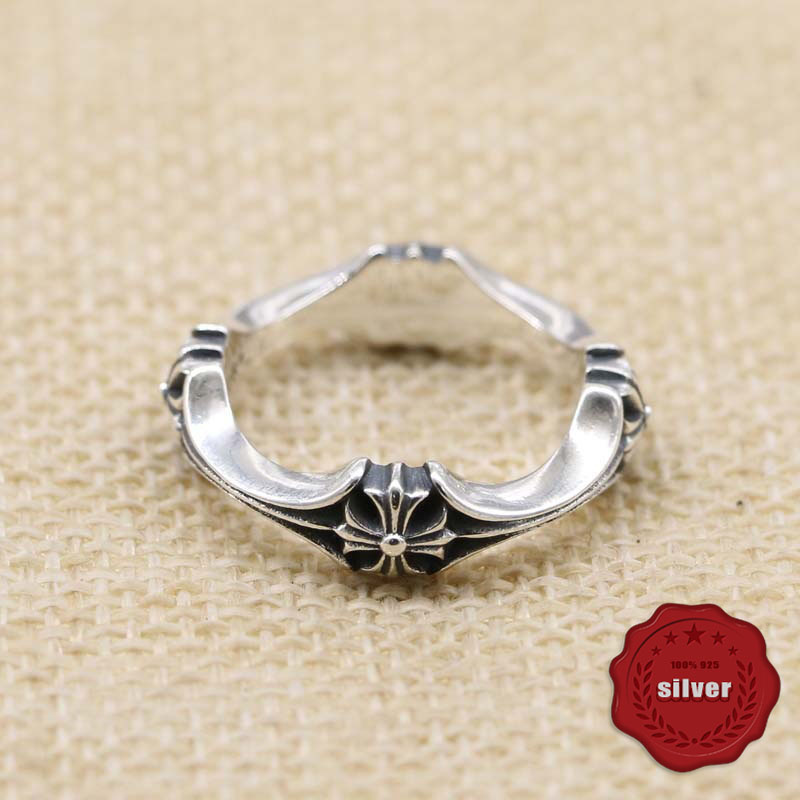 s925 sterling silver fashion ring punk retro cross flower ring personality index finger ring men and women couple gift hot
s925 sterling silver fashion ring punk retro cross flower ring personality index finger ring men and women couple gift hot