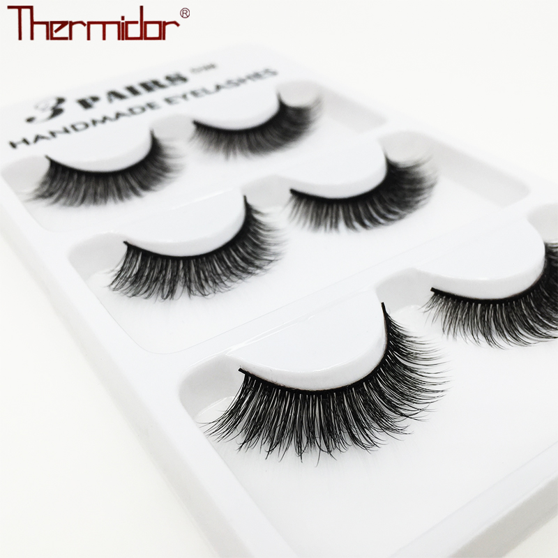 Thermidor 3Pairs HandMade FauxMink Eyelashes Makeup 3D Lashes Natural False Eyelashes Long Extension 3 Pairs Fake
Thermidor 3Pairs HandMade FauxMink Eyelashes Makeup 3D Lashes Natural False Eyelashes Long Extension 3 Pairs Fake