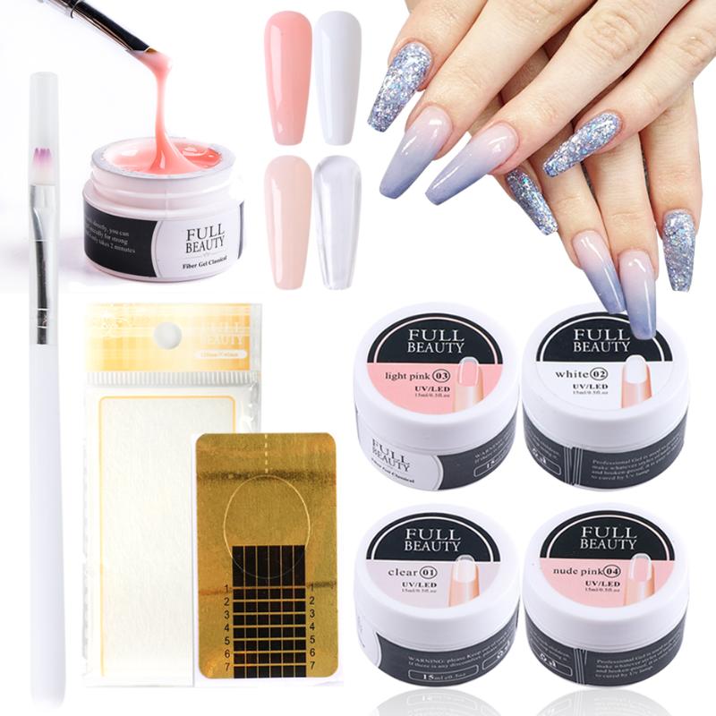 Nail Extension Kits UV Builder Set Prolong Silk Fiberglass Soak Off Forms French Tips Brush Repair Manicure Tools BE1800
Nail Extension Kits UV Builder Set Prolong Silk Fiberglass Soak Off Forms French Tips Brush Repair Manicure Tools BE1800
