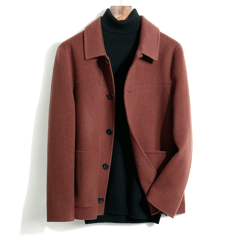 2020 Cashmere Wool Coat Men Casual Autumn Winter Jacket for Men Clothes Black Overcoat Korean Abrigo Hombre A824 KJ4297, Red
2020 Cashmere Wool Coat Men Casual Autumn Winter Jacket for Men Clothes Black Overcoat Korean Abrigo Hombre A824 KJ4297, Red