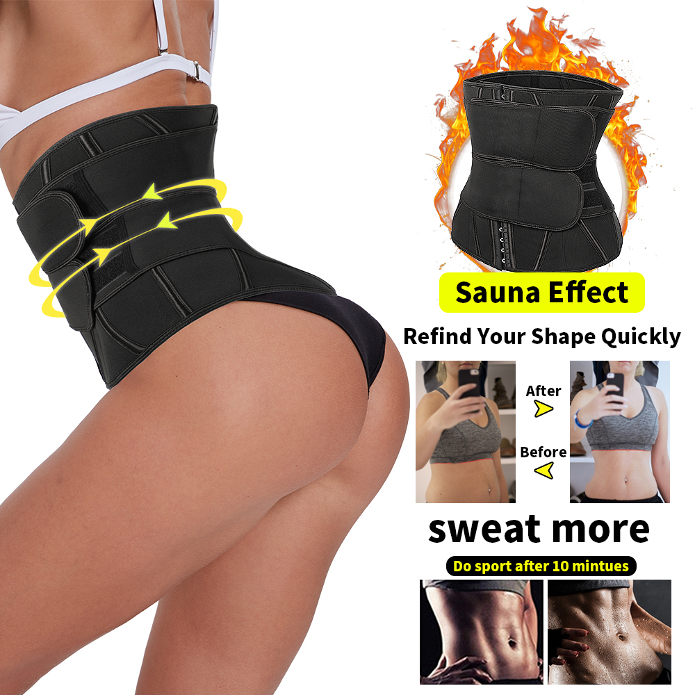Waist trainer Slimming Belt Sauna Sweat Faja tummy shaper Shaper Trimmer Straps Modeling Shapewear body binders shaper girdle CX200727