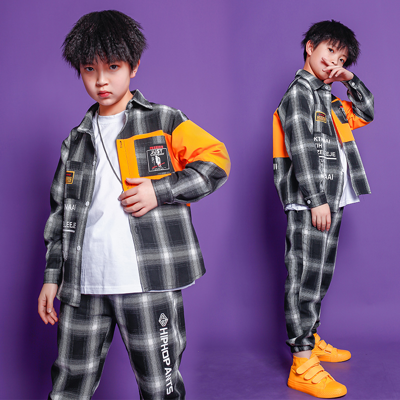 110-180cm Tide Girls Boys Jazz Dance Costume Set Hip Hop Clothing Plaid Suit Street Dancewear Children'S Performance Clothing, Set 2
110-180cm Tide Girls Boys Jazz Dance Costume Set Hip Hop Clothing Plaid Suit Street Dancewear Children'S Performance Clothing, Set 2