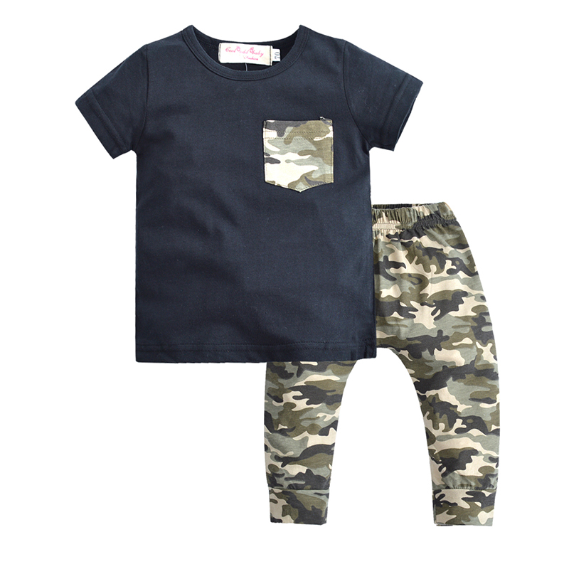 2020 Summer Style Baby Boy Clothing Set Short sleeve Cartoon T-Shirt+Camouflage Pants Newborn Boys Clothes Outfit Infant Costume, Black
2020 Summer Style Baby Boy Clothing Set Short sleeve Cartoon T-Shirt+Camouflage Pants Newborn Boys Clothes Outfit Infant Costume, Black