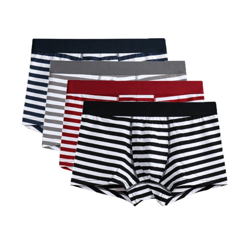 4pcs/lot Sexy Striped Cotton Panties Men Underwear Men's Boxer Underwear Boxers Underpants Hot Sale, Red 4pcs
4pcs/lot Sexy Striped Cotton Panties Men Underwear Men's Boxer Underwear Boxers Underpants Hot Sale, Red 4pcs