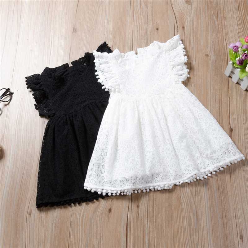 Children Dresses Kids Girls Sleeveless Lace tassel Cotton Dress Baby Summer Solid color round neck princess clothing, Black
Children Dresses Kids Girls Sleeveless Lace tassel Cotton Dress Baby Summer Solid color round neck princess clothing, Black