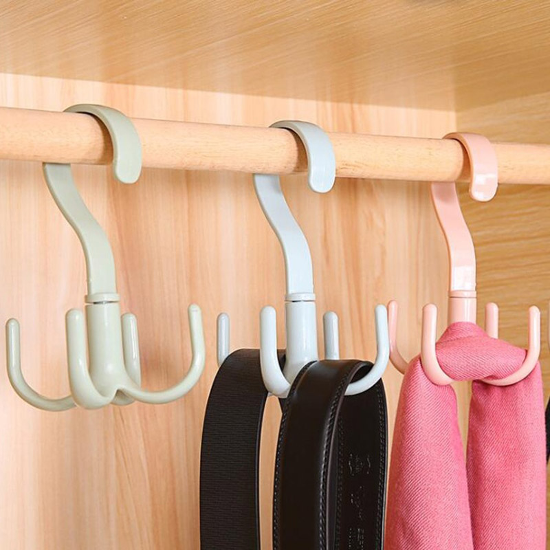 1PCS Rotary 4-claw multi-purpose hanger hook hanger, tie, scarf, clothes hanger, plastic hook shoe hanger
1PCS Rotary 4-claw multi-purpose hanger hook hanger, tie, scarf, clothes hanger, plastic hook shoe hanger
