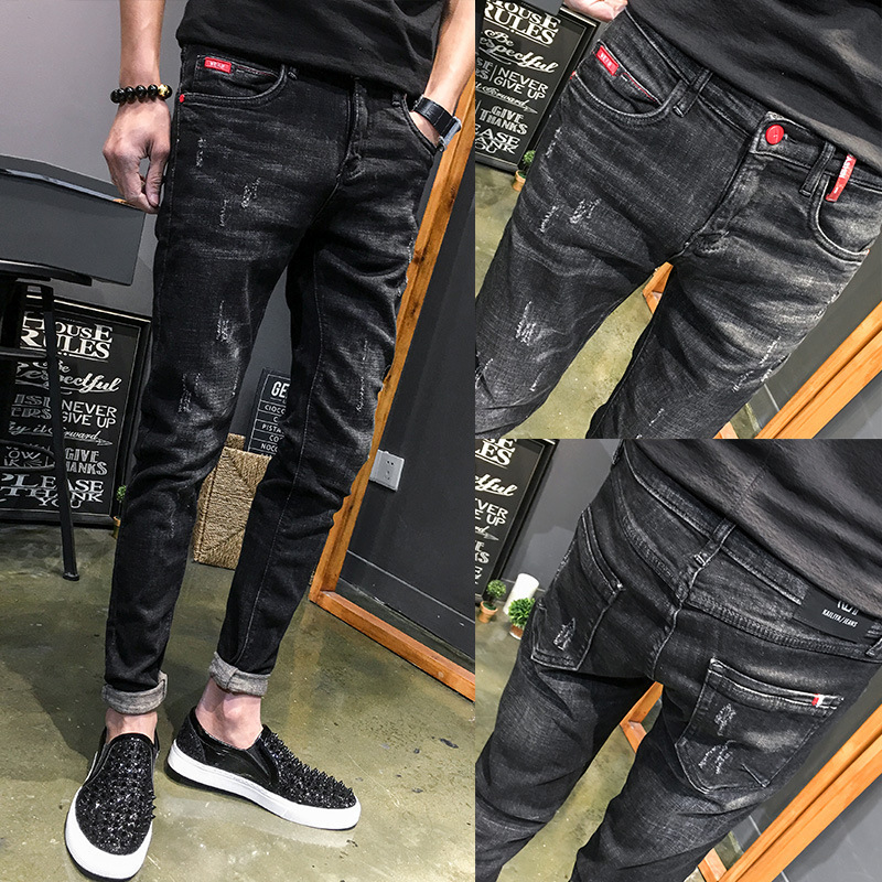 Autumn and winter 2020 Fashion Casual cowboy new black slim jeans Korean casual wild feet pants young students men's pants
Autumn and winter 2020 Fashion Casual cowboy new black slim jeans Korean casual wild feet pants young students men's pants