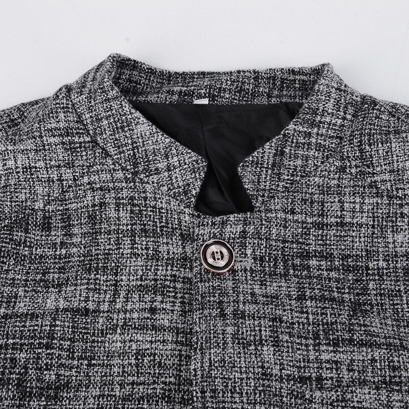 Adisputent 2020 Chinese Style Business Casual Stand Men Jacket New Collar Male Blazer Slim Mens Blazer Jacket Plus Size 5XL CX200725