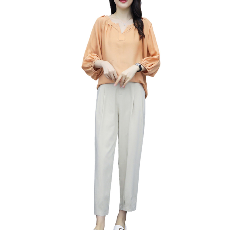 Autumn Women Clothing Elegant Two Piece Set Tops And Pants Matching Sets Outfit Large Plus Size 4xl Office Casual Wear Tracksuit, The picture color
Autumn Women Clothing Elegant Two Piece Set Tops And Pants Matching Sets Outfit Large Plus Size 4xl Office Casual Wear Tracksuit, The picture color