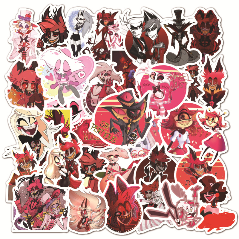 50 PCS per Lot Mixed Car Stickers Hazbin Hotel For Skateboard Laptop Helmet Pad Bicycle Bike Motorcycle PS4 Notebook Guitar PVC Fridge Decal, Multi colors
50 PCS per Lot Mixed Car Stickers Hazbin Hotel For Skateboard Laptop Helmet Pad Bicycle Bike Motorcycle PS4 Notebook Guitar PVC Fridge Decal, Multi colors