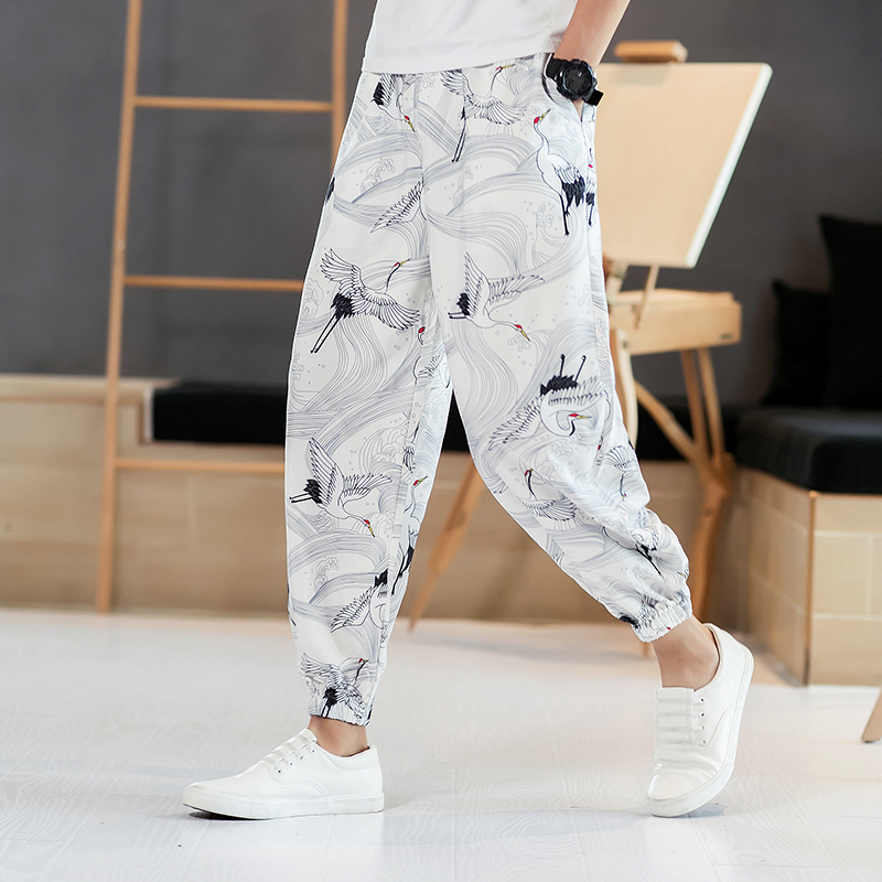 Printed Men Harem Pants Hip Hop Streetwear Casual Joggers Men 2020 Summer Fashion Elastic Waist Men Trousers, Black
Printed Men Harem Pants Hip Hop Streetwear Casual Joggers Men 2020 Summer Fashion Elastic Waist Men Trousers, Black