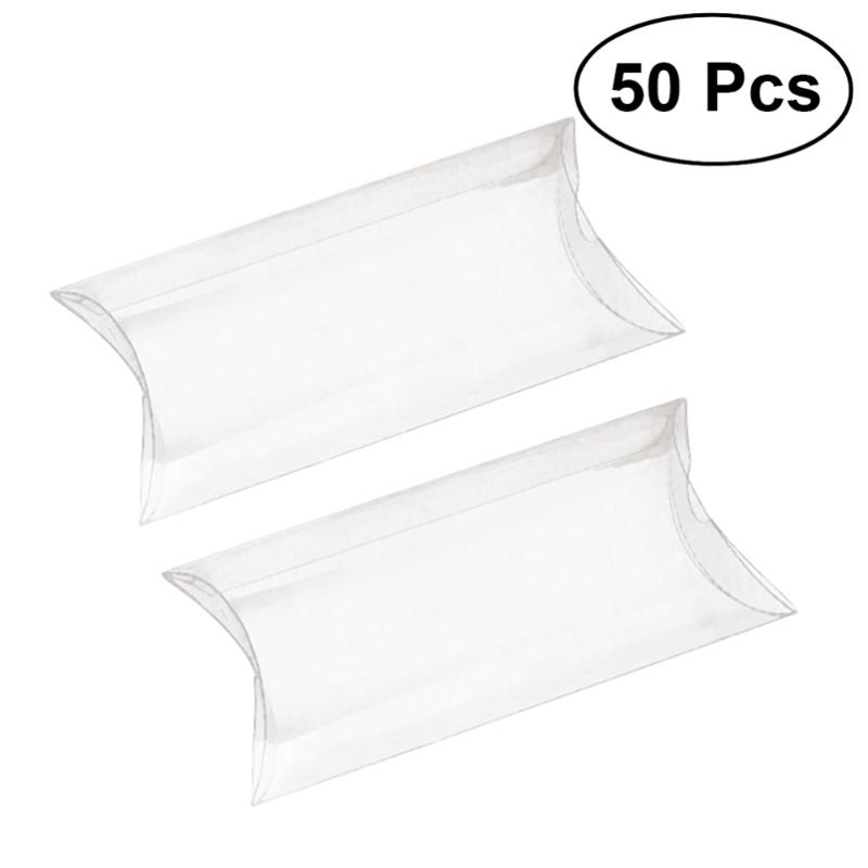 50pcs Clear PVC Pillow Shape Candy Boxes Transparent Party Wedding Favor Holder Chocolate Boxes Sweet Candy Bags
50pcs Clear PVC Pillow Shape Candy Boxes Transparent Party Wedding Favor Holder Chocolate Boxes Sweet Candy Bags