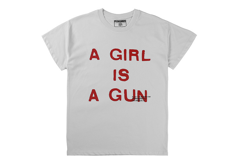 2019ss Summer Pleasures Style A GIRL IS A GUN Printed Women Men T shirts tees Hiphop Streetwear Men Cotton Short Sleeve T shirt MX200721, White
2019ss Summer Pleasures Style A GIRL IS A GUN Printed Women Men T shirts tees Hiphop Streetwear Men Cotton Short Sleeve T shirt MX200721, White