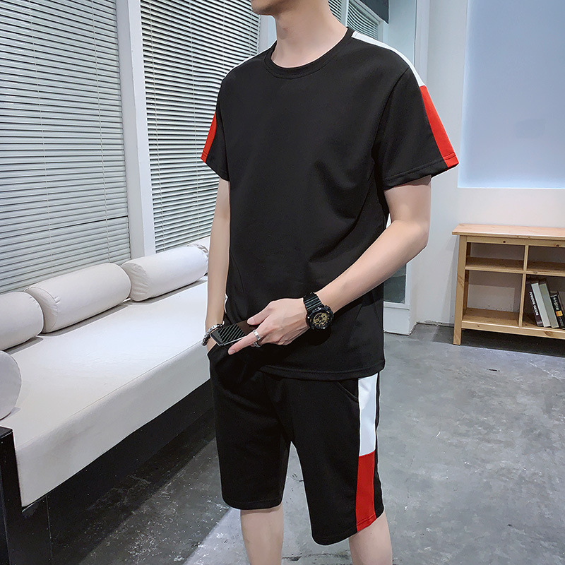 Men Sets Summer New Loose Solid Splice Casual Tracksuit Mens Quick-drying Shorts Sets O-Neck Men Sportswear 2PCS Sporting Suit, Cc246 white
Men Sets Summer New Loose Solid Splice Casual Tracksuit Mens Quick-drying Shorts Sets O-Neck Men Sportswear 2PCS Sporting Suit, Cc246 white