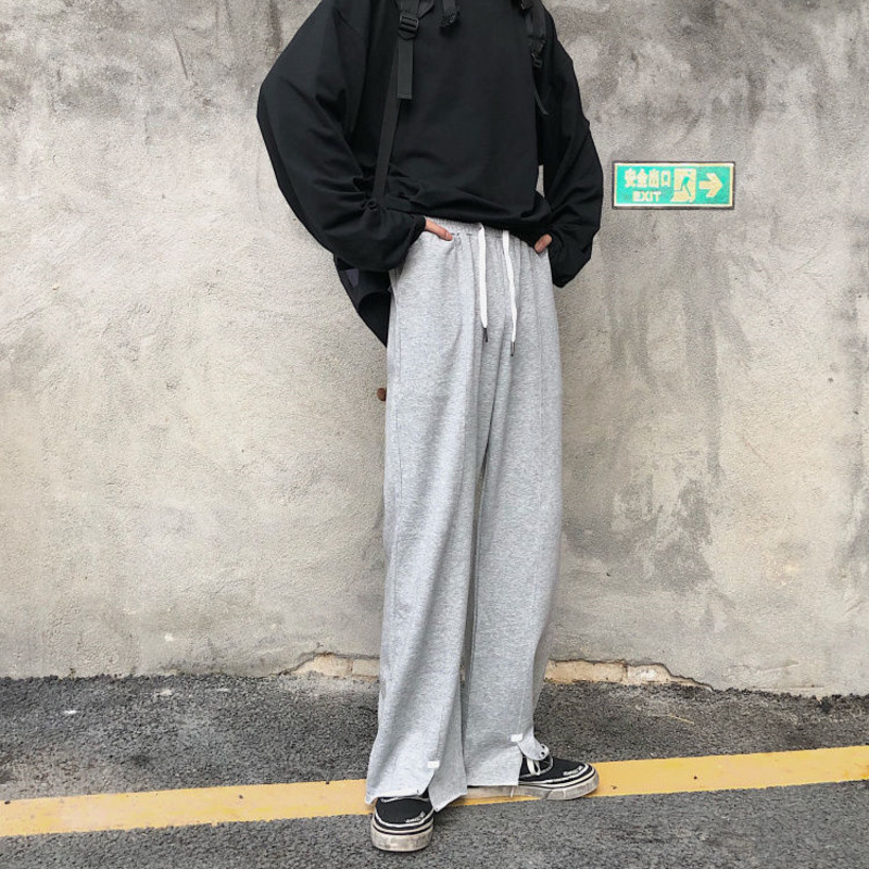 Autumn Casual Pants Men's Fashion Solid Color Straight Pants Men Streetwear Loose Hip Hop Korean Drawstring Trousers Mens, Dark gray
Autumn Casual Pants Men's Fashion Solid Color Straight Pants Men Streetwear Loose Hip Hop Korean Drawstring Trousers Mens, Dark gray