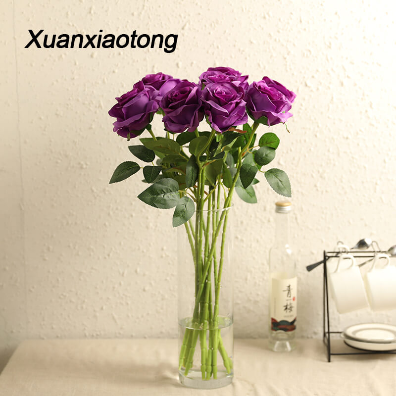 Xuanxiaotong 5 pc/set Purple Rose Artificial Silk Flowers Bouquet Wedding party Wreath Theme Decoration Fall Home Table Decor, Red 1
Xuanxiaotong 5 pc/set Purple Rose Artificial Silk Flowers Bouquet Wedding party Wreath Theme Decoration Fall Home Table Decor, Red 1