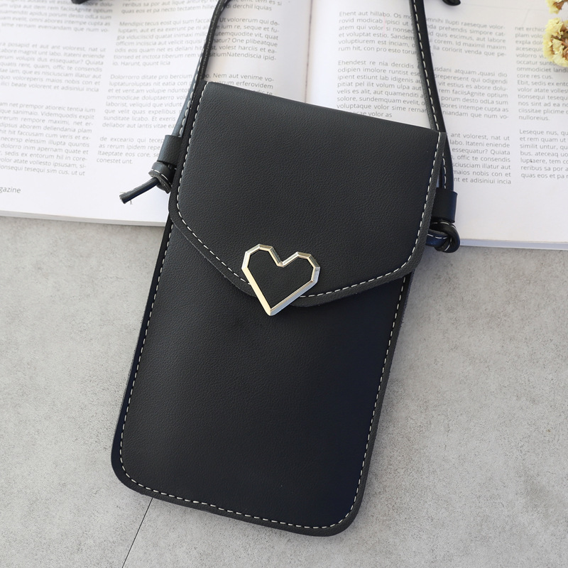 Universal Leather Cell Phone Bag Shoulder Pocket Wallet Pouch Case Neck Strap phone bag For Samsung S10 For iPhone X 8 For Huawei P30 V20