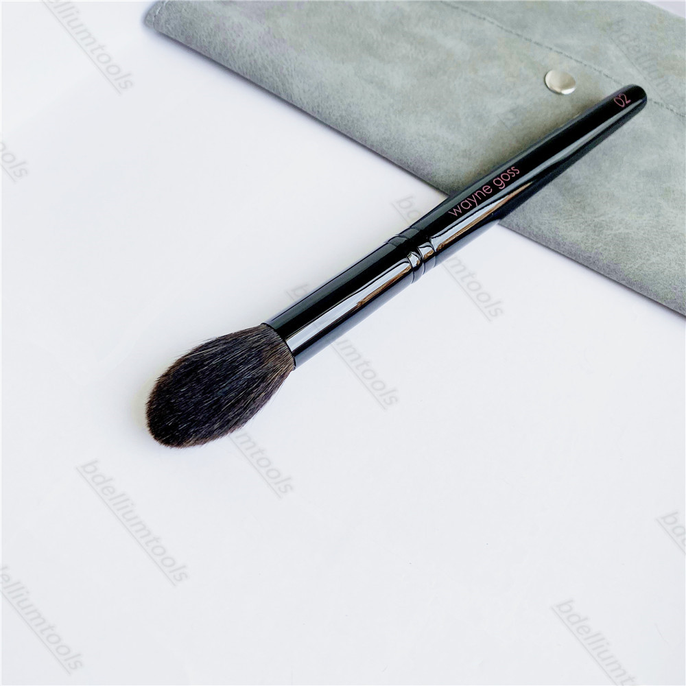 Wayne(Goss) Makeup Brushes Set - The Collection 8-Pcs Foundation Powder Eye Shadow Cosmetics Tools 01/02/03/04/05/06/07/08