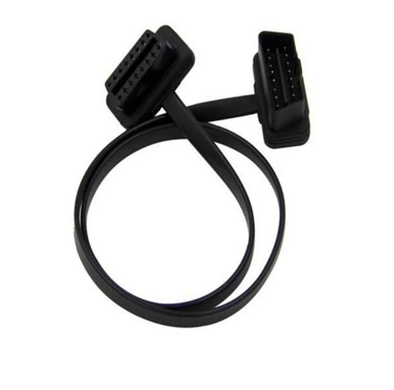 60CM 16Pin OBDII OBD 2 OBD2 Cable Connector Diagnostic-Tool ELM327 Adapter Flat Thin As Noodle Male to Female Extension
60CM 16Pin OBDII OBD 2 OBD2 Cable Connector Diagnostic-Tool ELM327 Adapter Flat Thin As Noodle Male to Female Extension