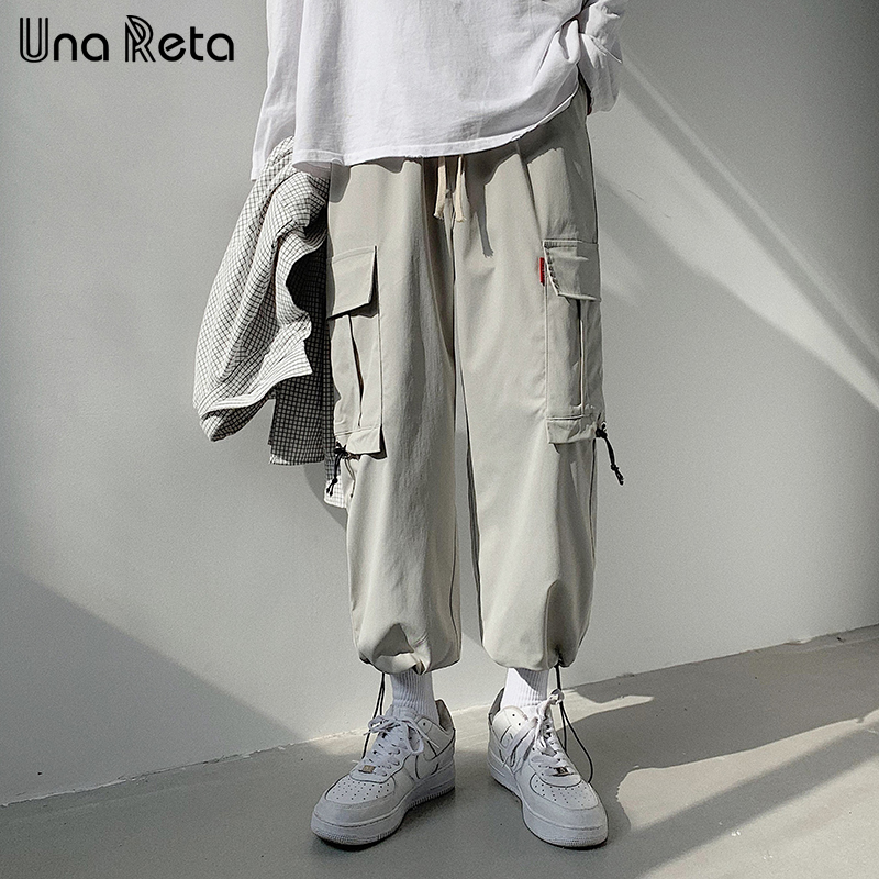 Una Reta Man Pants New Fashion Streetwear Joggers Hip Hop Long Pants Men Elastic Waist function Drawstring design Men, Black
Una Reta Man Pants New Fashion Streetwear Joggers Hip Hop Long Pants Men Elastic Waist function Drawstring design Men, Black