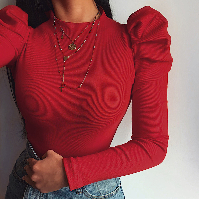 2020 Spring Women Sexy Bodysuit Winter Fashion Casual Bodycon Solid Knitted Bodysuits Body Tops For Women Female T200721
