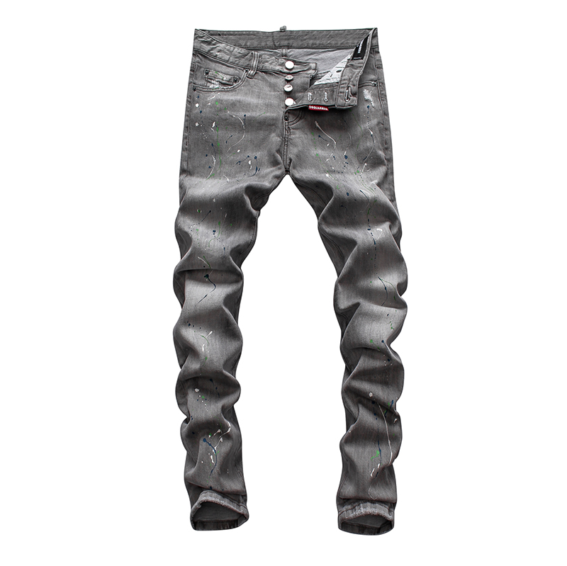 European American Style men slim jeans pants Italy brand grey hole button slim brand jeans Pencil Pants for men 8128, Grey 8128
European American Style men slim jeans pants Italy brand grey hole button slim brand jeans Pencil Pants for men 8128, Grey 8128