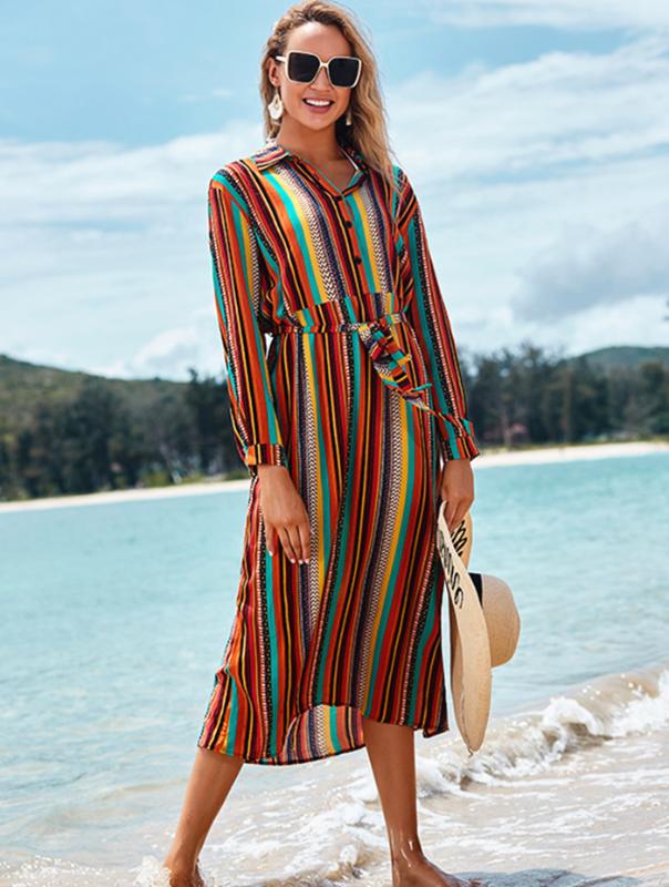 Cotton Boho Dress Women suits Striped Robe Plage Vestidos Playa Swimwear Cover-ups Women Pareo Plage Sarong Swimsuit Cover up, As photo
Cotton Boho Dress Women suits Striped Robe Plage Vestidos Playa Swimwear Cover-ups Women Pareo Plage Sarong Swimsuit Cover up, As photo