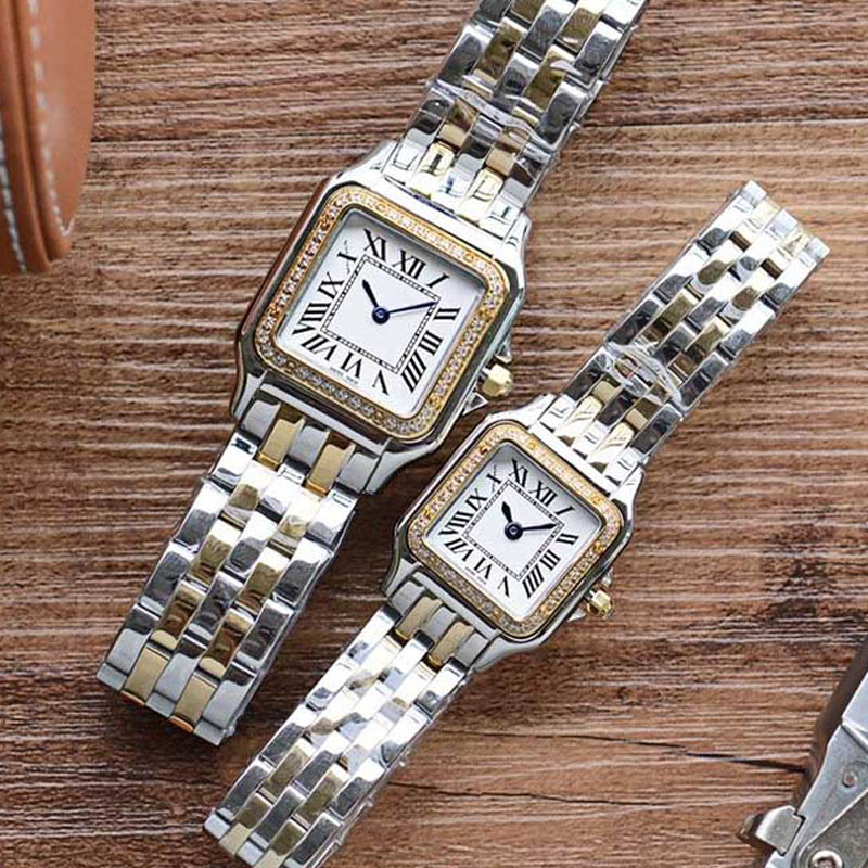 2020 Top Grade New Fashion Woman Square Gold Watch Casual Lady Quartz Panthere de G Factory Watches 316L Stainless Steel Band montres reloj, Customize
2020 Top Grade New Fashion Woman Square Gold Watch Casual Lady Quartz Panthere de G Factory Watches 316L Stainless Steel Band montres reloj, Customize