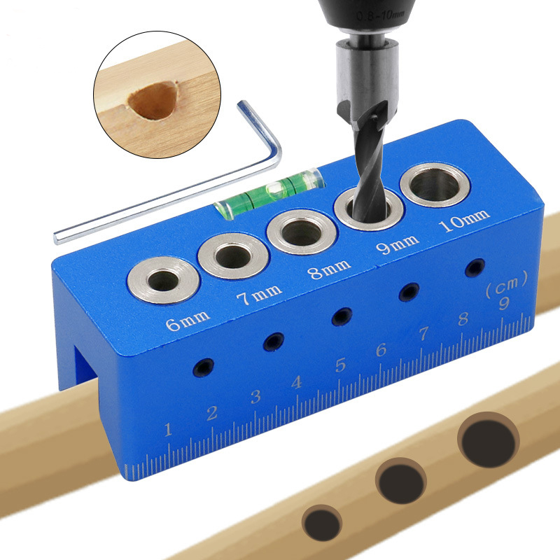 Wood Doweling Jig Straight Angle Guide Pocket Hole Jig Kit Aluminum Alloy Hole Drill Guide Locator Carpentry Woodworking Tools
Wood Doweling Jig Straight Angle Guide Pocket Hole Jig Kit Aluminum Alloy Hole Drill Guide Locator Carpentry Woodworking Tools