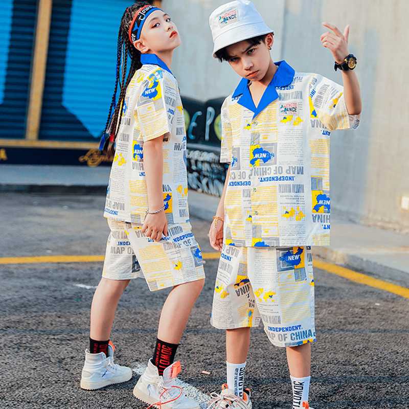 Hip Hop Dancing Outfit For Boys Girls Fashion Letters Printed Shirts Pant Hiphop Kids Clothes Rave Performance Costume BL4289
Hip Hop Dancing Outfit For Boys Girls Fashion Letters Printed Shirts Pant Hiphop Kids Clothes Rave Performance Costume BL4289