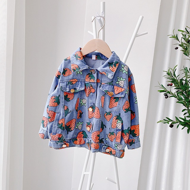 Girl Designer Jackets Kids 2020 Autumn Fashion Full Printed Strawberry Jacketrs Children Cute Rolita Style Jacket Girls Hot Sale Coat, Blue
Girl Designer Jackets Kids 2020 Autumn Fashion Full Printed Strawberry Jacketrs Children Cute Rolita Style Jacket Girls Hot Sale Coat, Blue