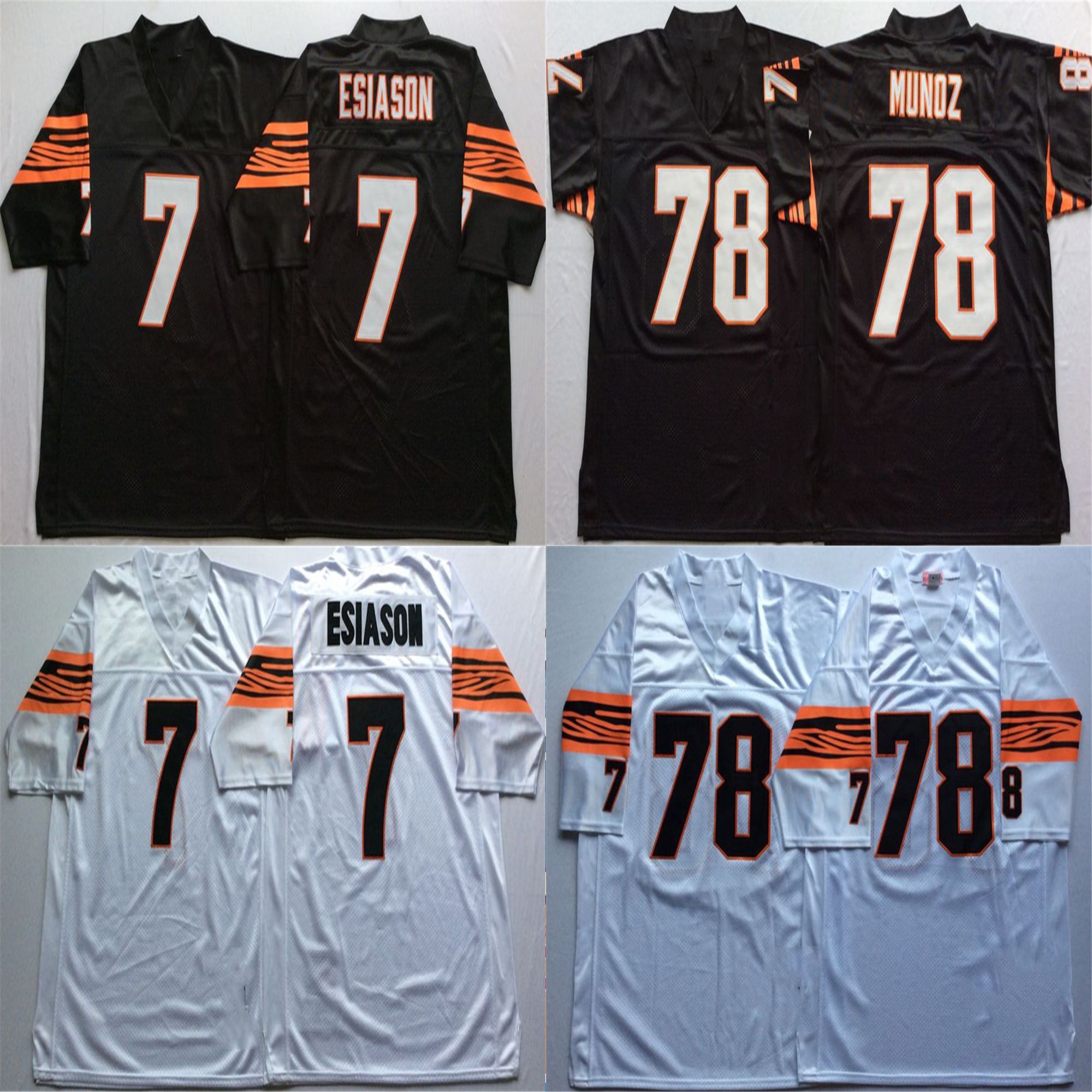 NCAA 7 Boomer Esiason Jersey 78 Anthony Munoz White Black High Quality Retro Football Jerseys Stitched Mens
NCAA 7 Boomer Esiason Jersey 78 Anthony Munoz White Black High Quality Retro Football Jerseys Stitched Mens