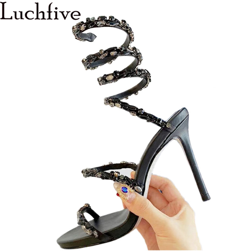 Rhinestones one strap wind leg Gladiator Sandals Women High Quality Designer high heels sandals summer dress Party Shoes woman, Silver
Rhinestones one strap wind leg Gladiator Sandals Women High Quality Designer high heels sandals summer dress Party Shoes woman, Silver