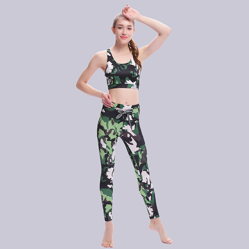 Bra Top And Yoga Leggings Sport Clothing Yoga Sets Women Gym Clothes Women Sport Suit Camouflage Sportswear Workout Clothes Set, Green
Bra Top And Yoga Leggings Sport Clothing Yoga Sets Women Gym Clothes Women Sport Suit Camouflage Sportswear Workout Clothes Set, Green
