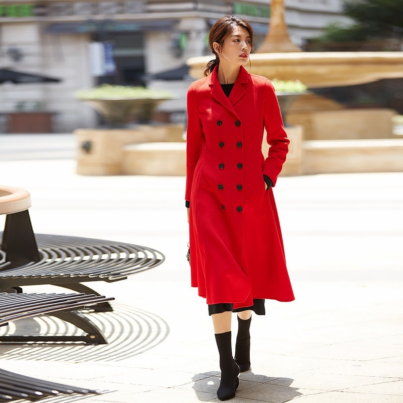 autumn and 2020 winter new double-sided water ripples waist large pendulum thin temperament hair wool coat women, Black
autumn and 2020 winter new double-sided water ripples waist large pendulum thin temperament hair wool coat women, Black