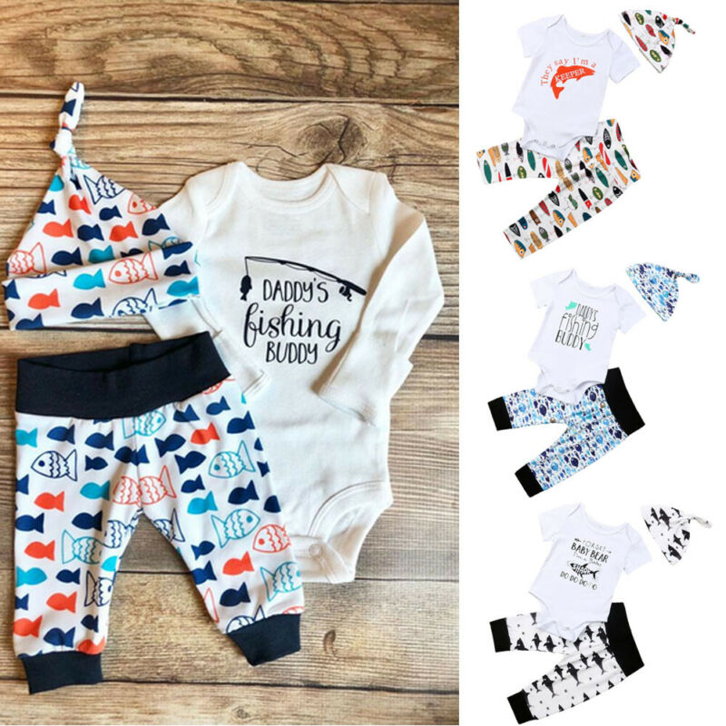 US 3Pcs Newborn Baby Boy Animal Romper Tops+Long Pants Hat Outfits Clothes 0-18M, Multi
US 3Pcs Newborn Baby Boy Animal Romper Tops+Long Pants Hat Outfits Clothes 0-18M, Multi