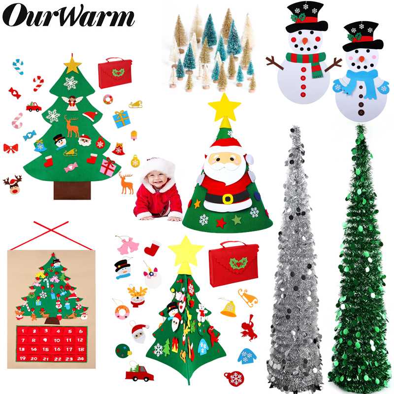 OurWarm DIY Felt Christmas Tree New Year's Products Kids Toys Artificial Xmas Tree Christmas Home Decoration Accessories 2020
OurWarm DIY Felt Christmas Tree New Year's Products Kids Toys Artificial Xmas Tree Christmas Home Decoration Accessories 2020