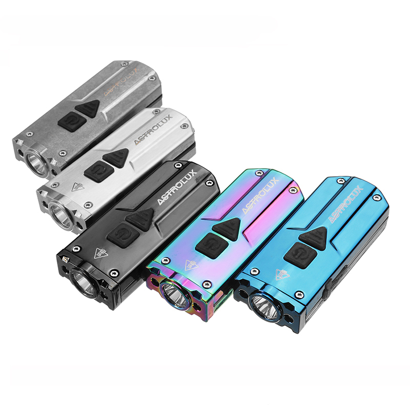 Astrolux 350LM USB led flashlight Stainless Steel Mini Keychain torch 3 LED Lights UV Flashlight Rechargeable IP65 waterproof Y200727
Astrolux 350LM USB led flashlight Stainless Steel Mini Keychain torch 3 LED Lights UV Flashlight Rechargeable IP65 waterproof Y200727