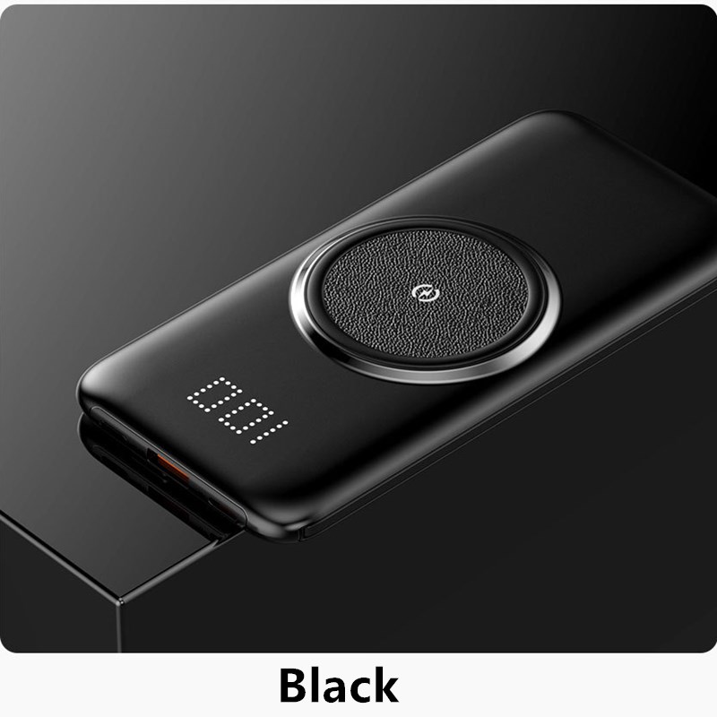 1000020000mAh Qi Wireless Charger Power Bank External Battery Wireless Charging Powerbank For iPhone11 X Samsung huawei Xiaomi Wi2