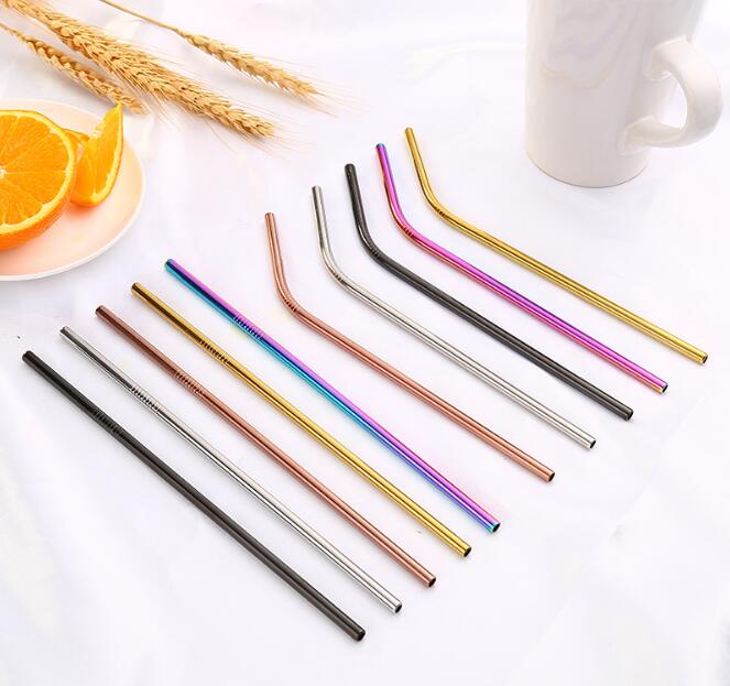 6*215mm 304 Stainless Steel Straw Bent And Straight Reusable Colorful Straw Drinking Straws Metal Straw Cleaner Brush Bar Drinking Tool
6*215mm 304 Stainless Steel Straw Bent And Straight Reusable Colorful Straw Drinking Straws Metal Straw Cleaner Brush Bar Drinking Tool
