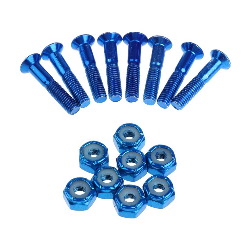 8 pieces Sturdy Replace Skateboard Truck Hardware Set Longboard Screws Bolts, Purple
8 pieces Sturdy Replace Skateboard Truck Hardware Set Longboard Screws Bolts, Purple